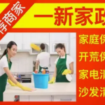 一新家政·家庭保洁油烟机洗衣机沙发地毯清洗 家庭别墅商铺办公室开荒擦玻璃 除蟑螂