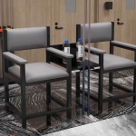 台球厅观球椅与休闲座椅