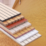 木质穿孔复合实木墙面装饰材料在不同场所的应用