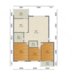 新上一套精装修的一层住宅，为大三居室。所在小区规模较大，带有地下室。停车十分方便，且是老证房源