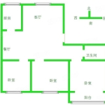 飞宇花园（南区），拥有三室两厅一卫的格局，装修精美，电梯房出行便利，且南北通透，通风采光俱佳。