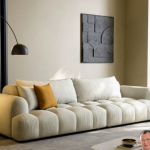 小户型的宝藏沙发 法式奶油风泡芙