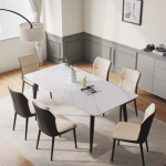 岩板餐桌 小户型家庭的精致与温馨