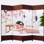 屏风之韵 现代简约屏风隔断，重塑空间之美