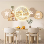 大气简约壁画灯画 点亮生活的艺术之美