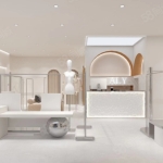 位于魏县水木清华园小区对面的服装美容店，精装修，现转让