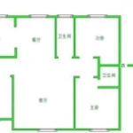紧急出售！荣科锦苑优质房源，三叶草户型设计独特。南北通透，双卫生间配置。证件齐全，可办理贷款