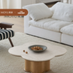 莫语朵维茶几，小户型客厅的法式复古与侘寂之美