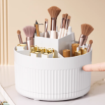 精致之选桌面旋转化妆刷收纳筒