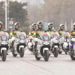 邯郸铁骑：交通安全“守护者” 城市流动“风景线”