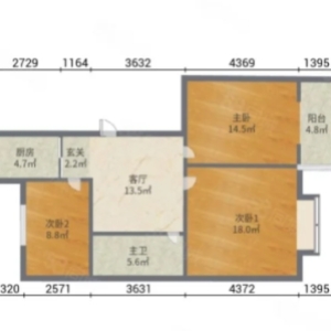 中华南九筑台小区，老证房源。精装修三居室，小高层。首付仅需十万。周边有 33 中、泽信、恒大等