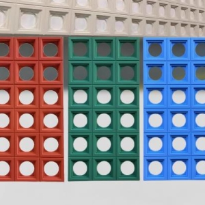 双面立体 PU 结构砖演绎独特空间美学