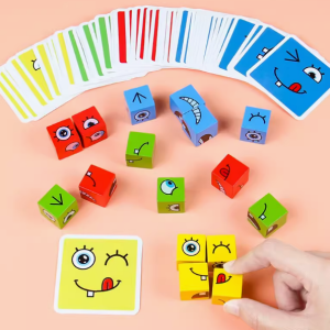 激发儿童智慧的变脸魔方积木拼图