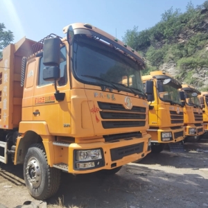 陕汽重卡的德龙 F3000 自卸车型，可载重 12.37 吨，动力达 380 马力