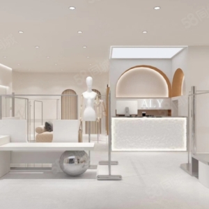 位于魏县水木清华园小区对面的服装美容店，精装修，现转让