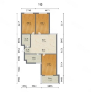 光华苑小区南侧，三室两厅一厨一卫户型。房屋满五年，采光极佳，南北通透，居住舒适