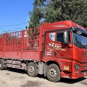 青岛解放旗下的解放 JH6 载货车，车厢长达 9.5 米，拥有令人瞩目的 520 马力