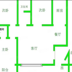 枫丹白露，呈现精装修小高层大三居。房屋南北通透，采光与通风极佳。可直接拎包入住