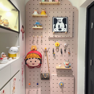 木目 iwood 粉色云朵洞洞板展示架，添浪漫色彩