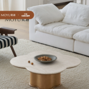 莫语朵维茶几，小户型客厅的法式复古与侘寂之美
